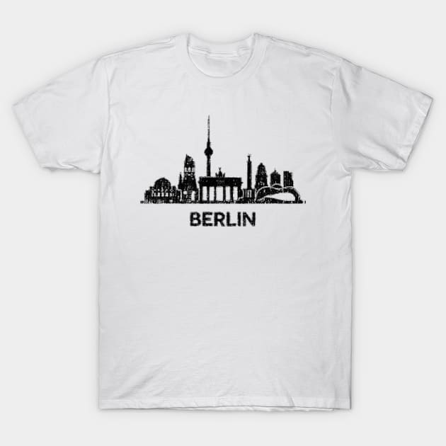 Berlin City - World Cities Series by 9BH T-Shirt by JD by BN18 